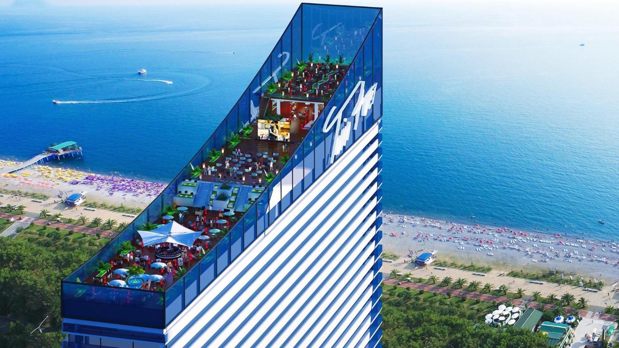 Sea View Apartments In Orbi City Batumi Esterno foto